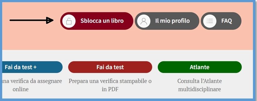 Area Docenti - Accesso ai libri digitali tramite volume cartaceo