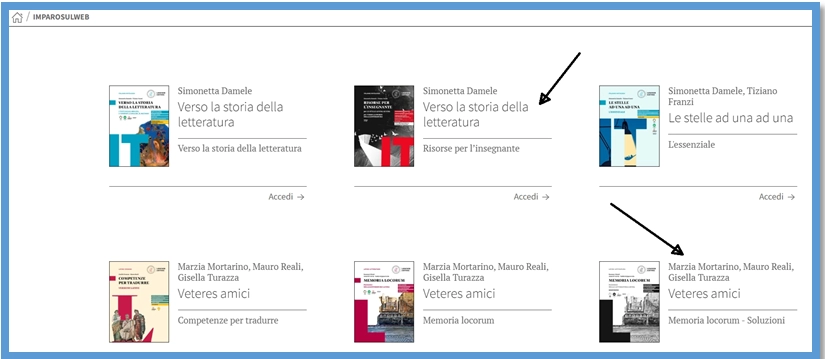 Area Docenti - Accesso alle guide digitali