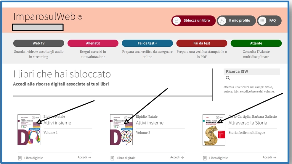 Area Docenti - Accesso ai materiali digitali